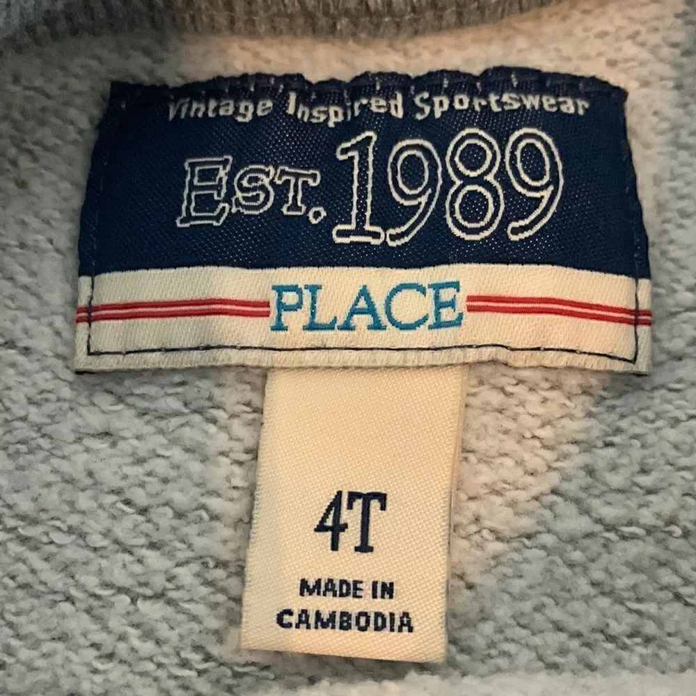 CHILDRENS PLACE, 4T, sweatshirt, like new, cotton,